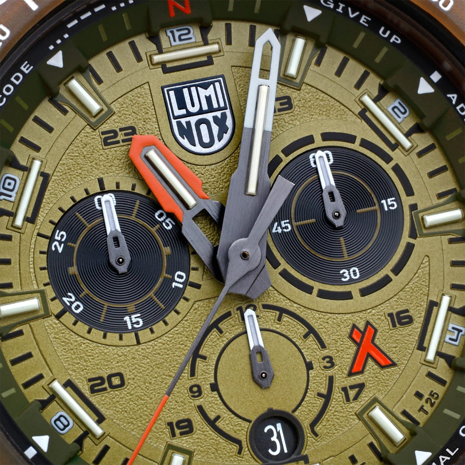 Pre-owned Luminox Bear Grylls Survival Master Series Recycled Ocean 45mm Watch 3757.eco