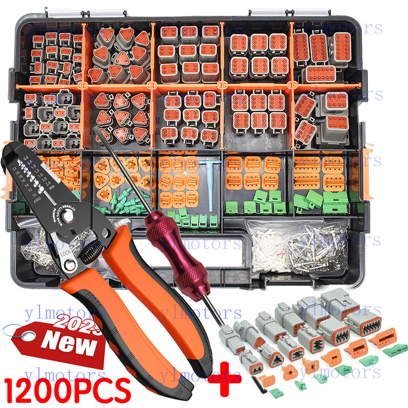 1800PC New Deutsch DT Connector Plug Kit for 14 16