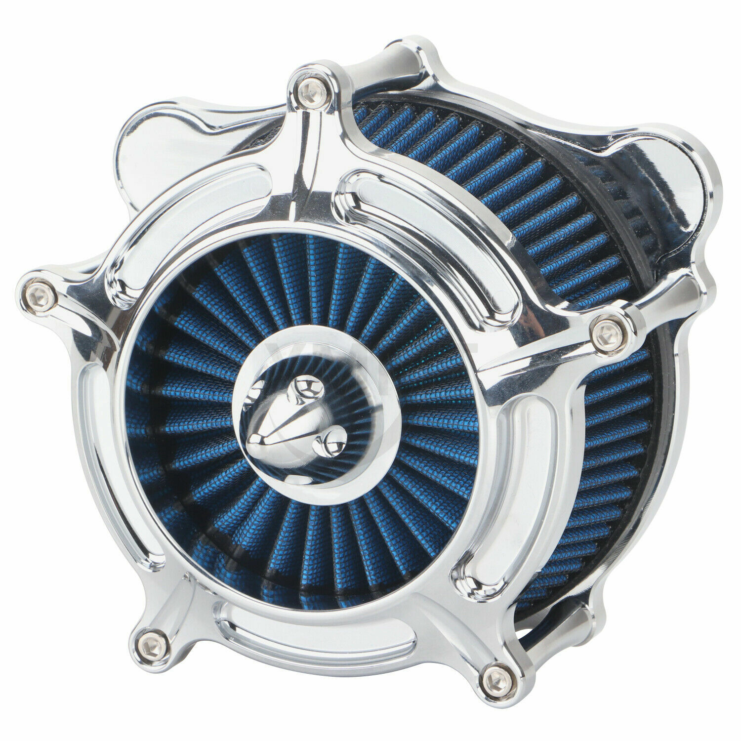 Spike Air Cleaner Blue Intake Filter For Harley Dyna Wide