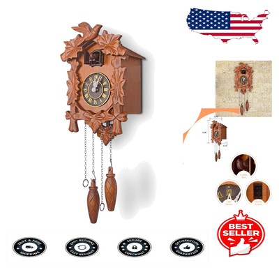 Elegant Wooden Cuckoo Clock MX025 - Automatic Night Shut Off & Volume Control