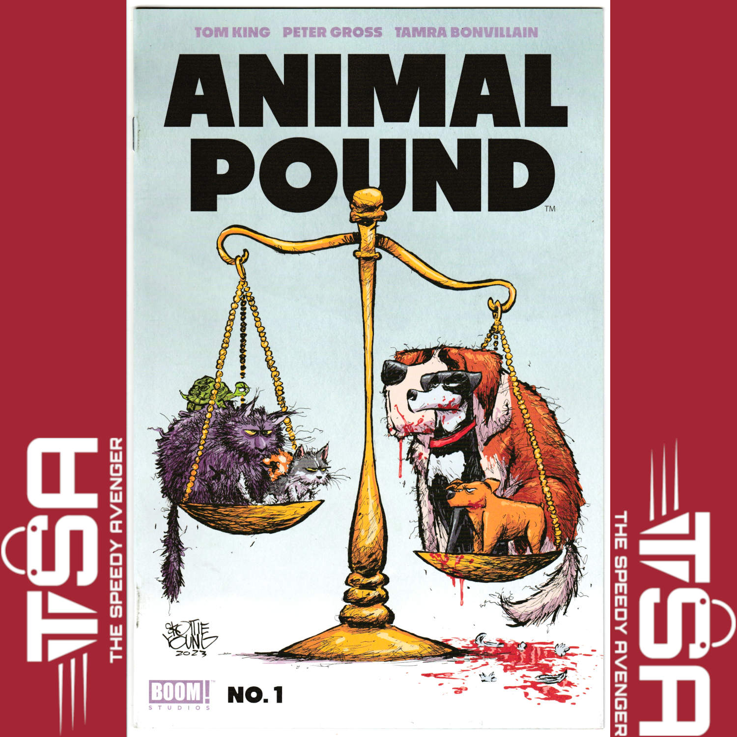 ANIMAL POUND #1 Skottie Young FOC Variant BOOM Studios Tom King Peter Gross 2023