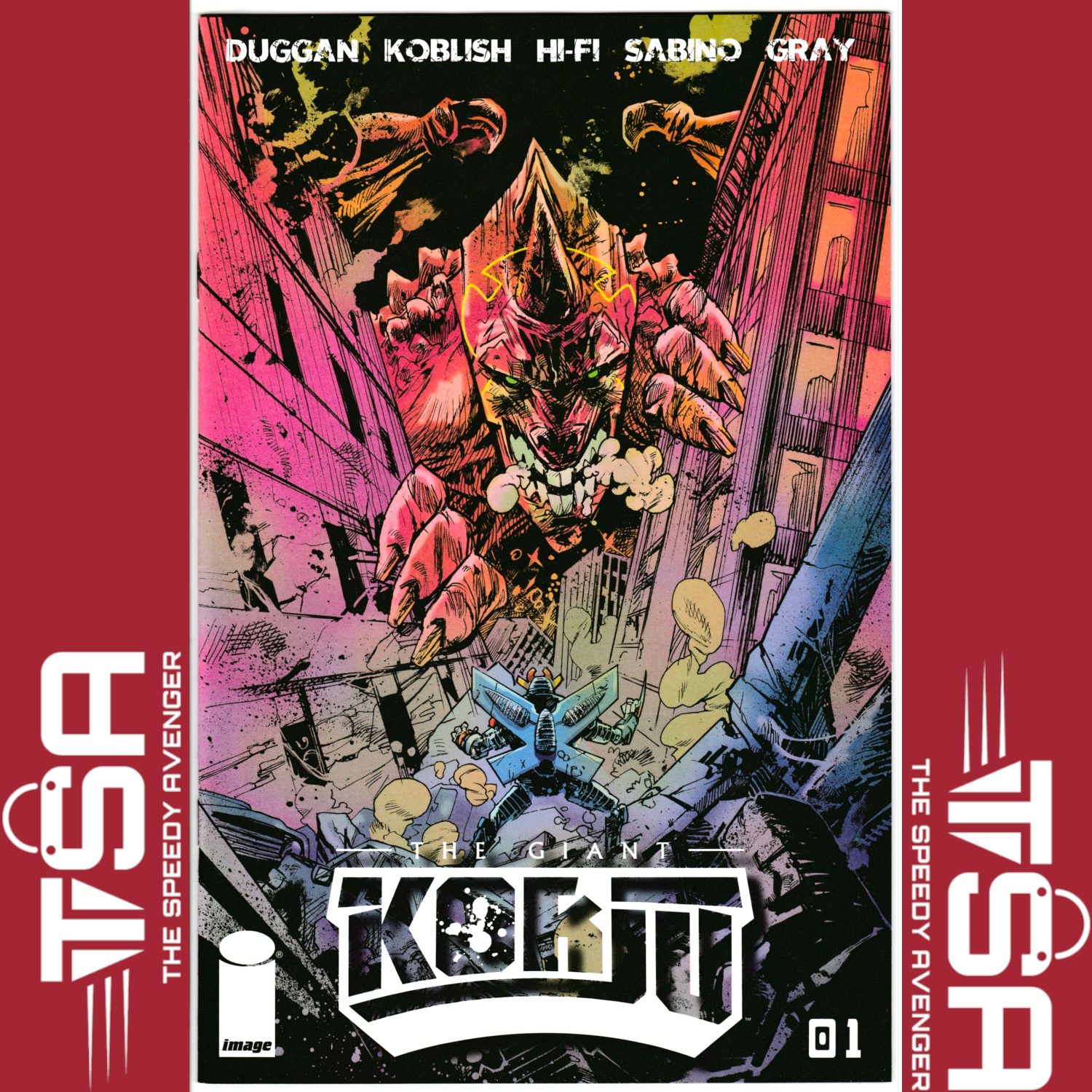 THE GIANT KOKJU #1 Garry Brown Variant B Cover 2023 Image Comics Gerry Duggan