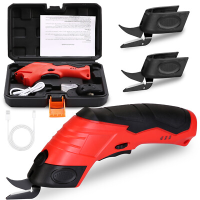 Power Electric Fabric Scissors 10000RPM Fabric Cutter for Crafts Cardboard Tool