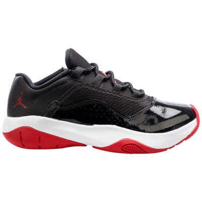 Big Kids Air Jordan 11 Comfort Low Black/White-Gym Red (DM0851 005)