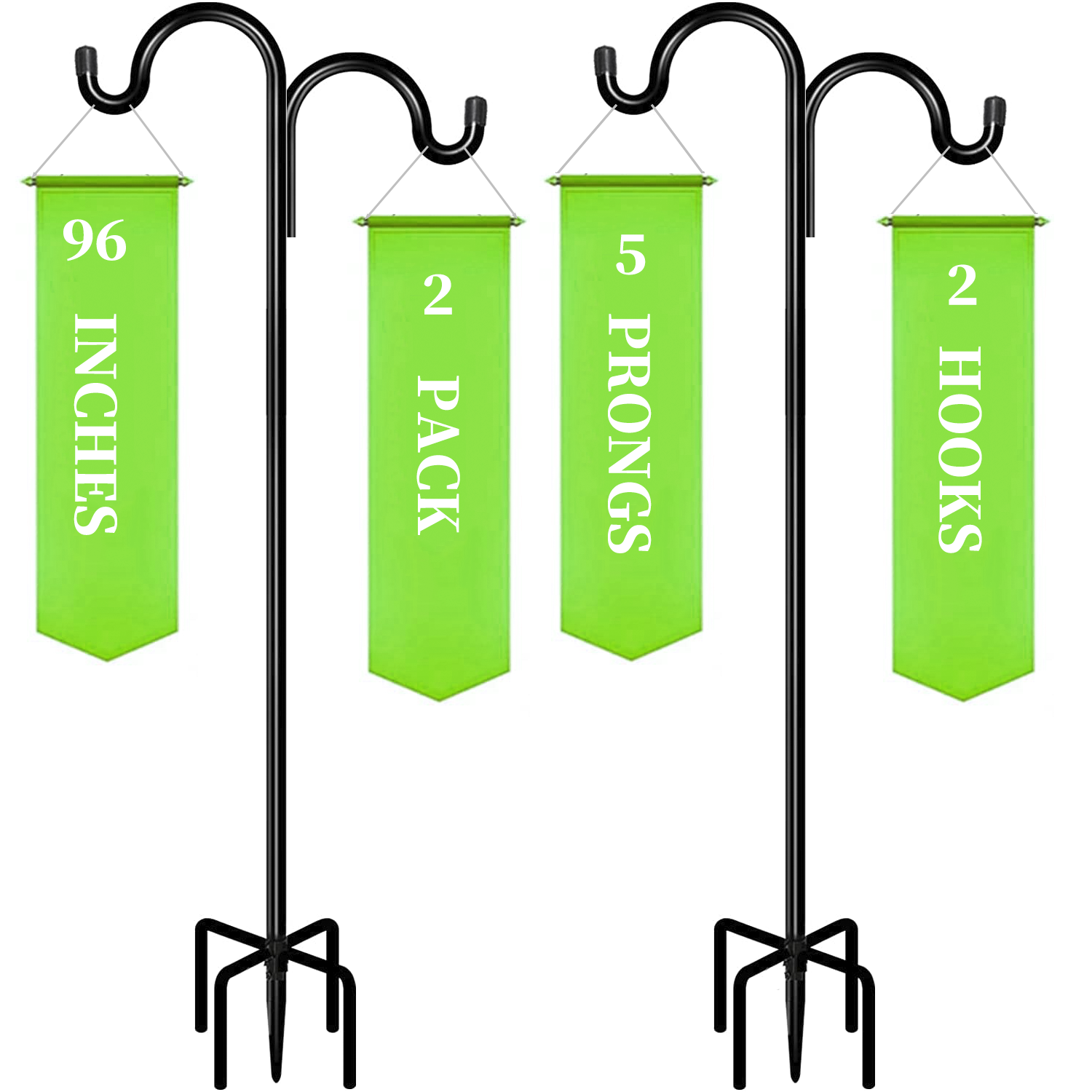 Double Shepherd Rod Hanger Bird Feeder