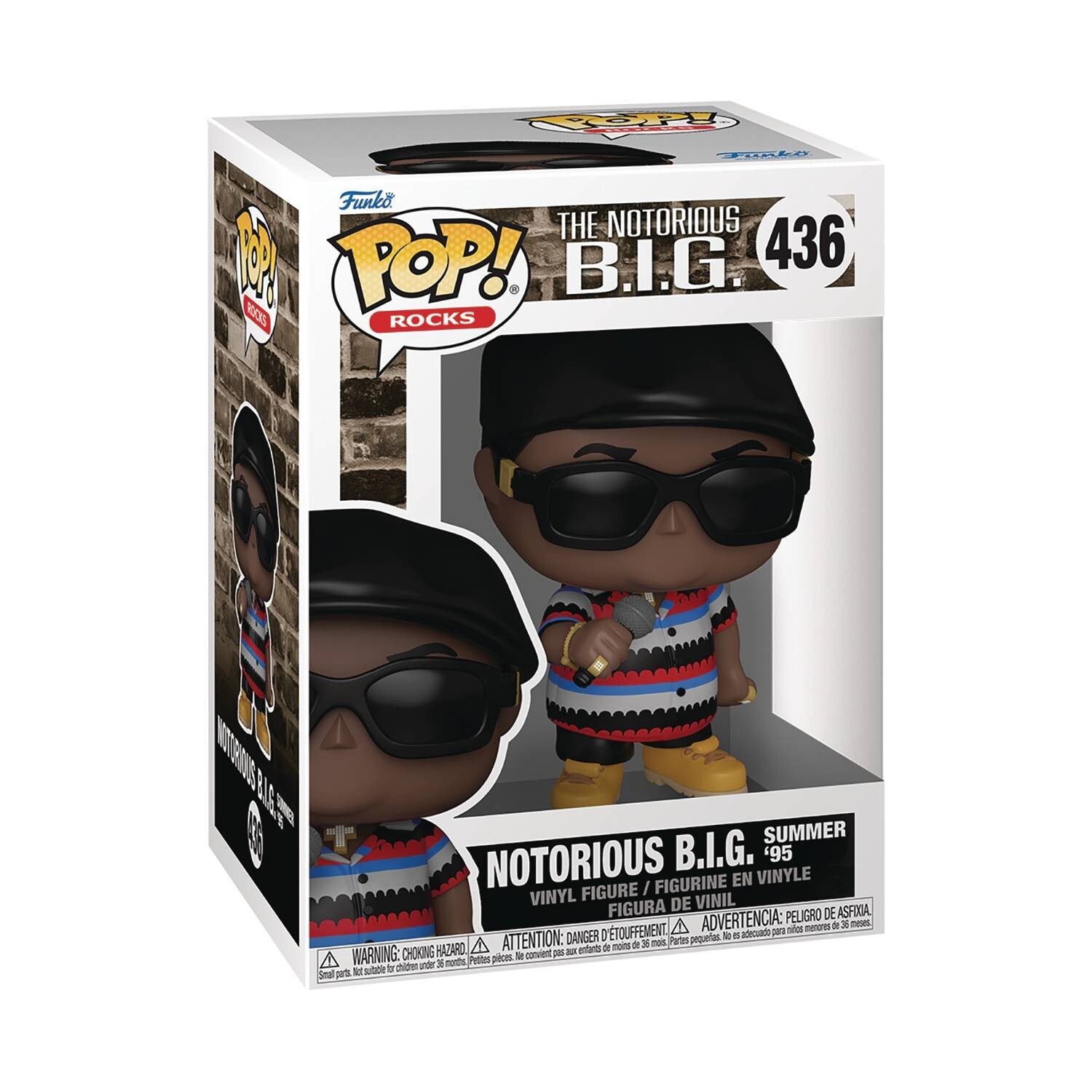 【新品未開封】【限定】FUNKO POP ビギー Noutrious B.I.G Pop! Rocks Notorious B.I.G. Biggie Beat The Summer Jam #436
