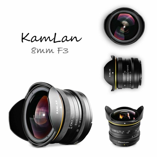 SONY - Kamlan 8mm F3.0 ソニーＥマウント用フィッシュアイAPS-Cレンズ Amazon.co.jp: 【国内正規品】 KAMLAN 交換レンズ 単焦点