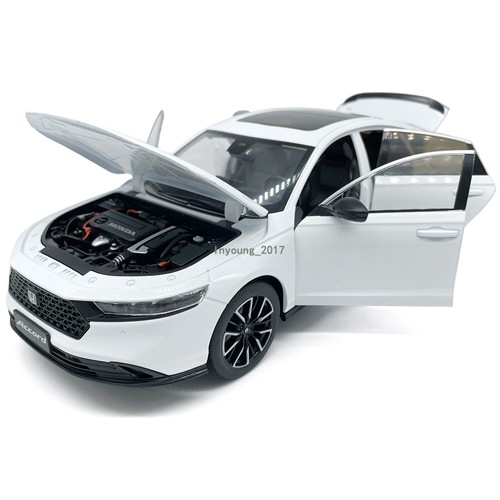 Honda Accord 1/18 ミニカー ホワイト 1:18 2022 NEW Honda Accord Diecast Model White color | eBay
