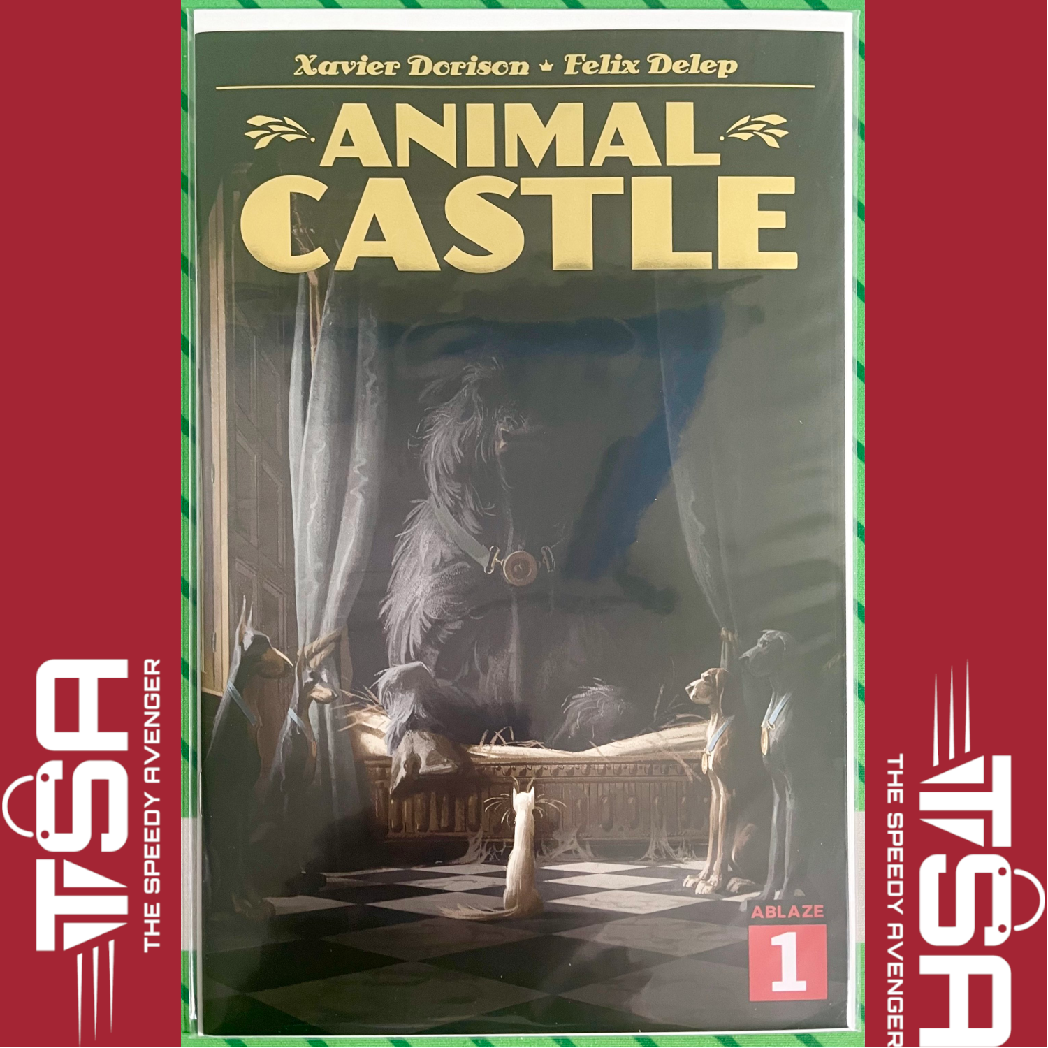 ANIMAL CASTLE #1 2nd Print GOLD FOIL PRINT Limited to 400 NM Comic Corner Excl
