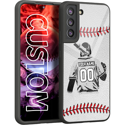 Personalized Baseball Player vs Name Phone Cases for iPhone Samsung Moto Pixel