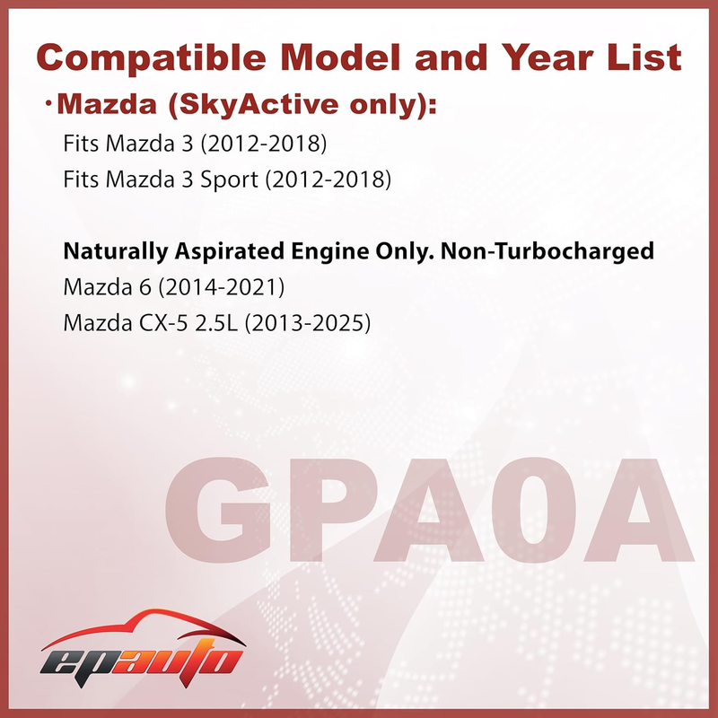 GPA0A (PE07-13-3A0A) Engine Air Filter, Replacement for Mazda CX-5 2.0L/2.5L, Ma