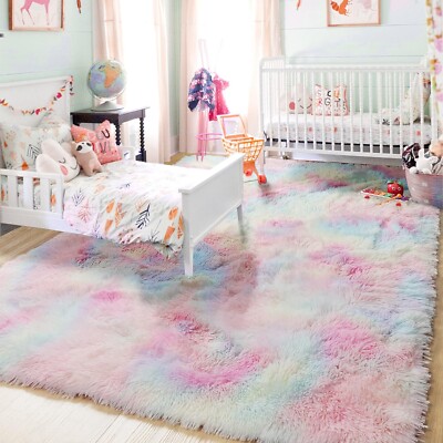 8x10 Rug Big Fluffy Modern Area Rug