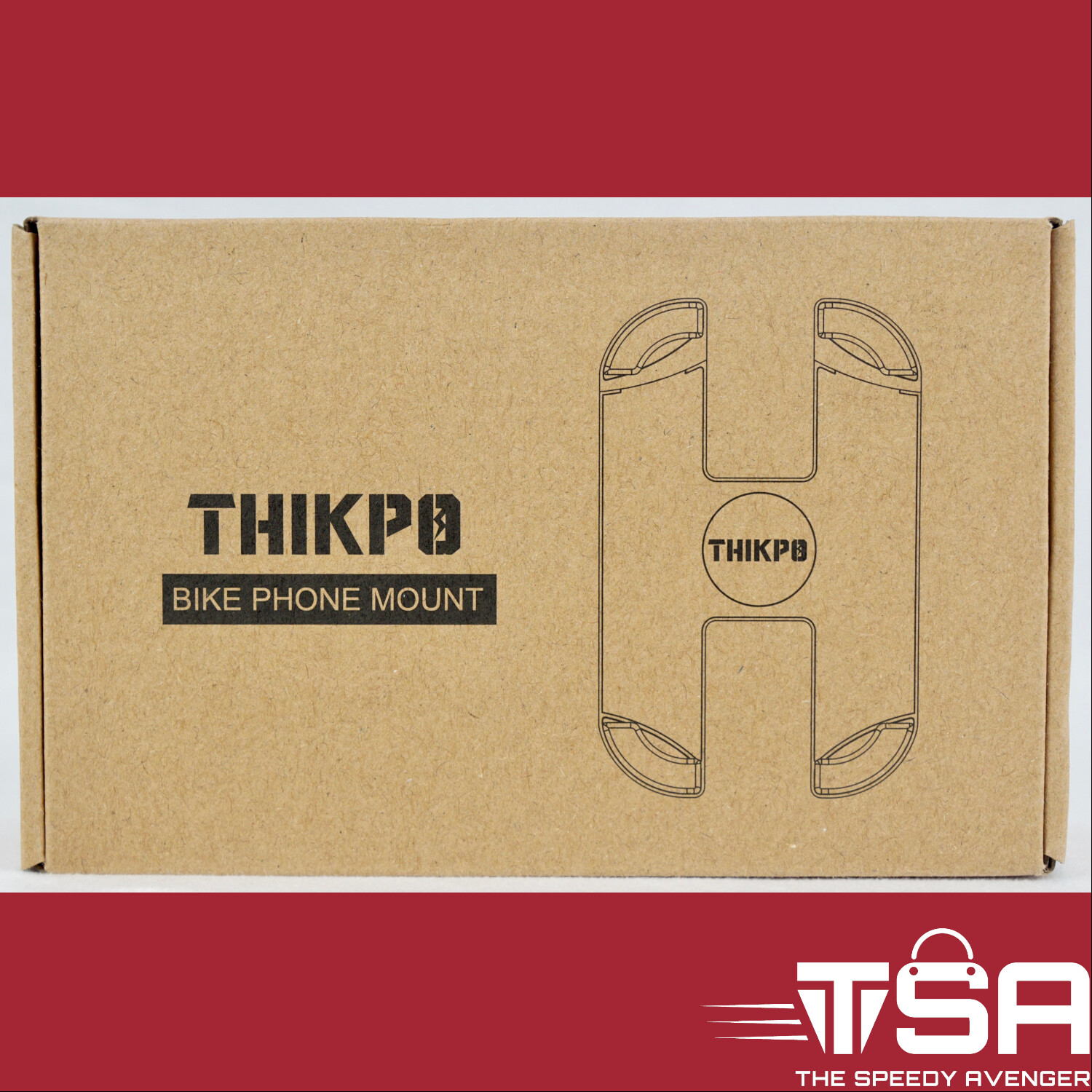 Bike Phone Mount 360 Rotation Secure Quick-Locking Clamp Shockproof Silicone Pad