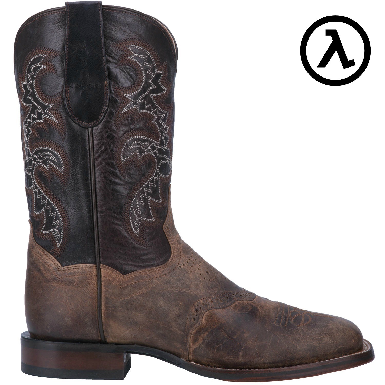 Pre-owned Dan Post Franklin 11" Western Geniune Leather Men's Boots Dp2815 All Sizes In Sand - Dark Chocolate