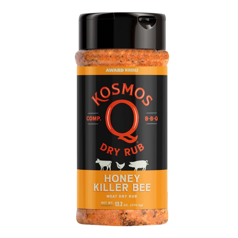 Kosmos Q Honey Killer Bee Dry BBQ Rub and Seasonings for Beef, Chicken & Pork,