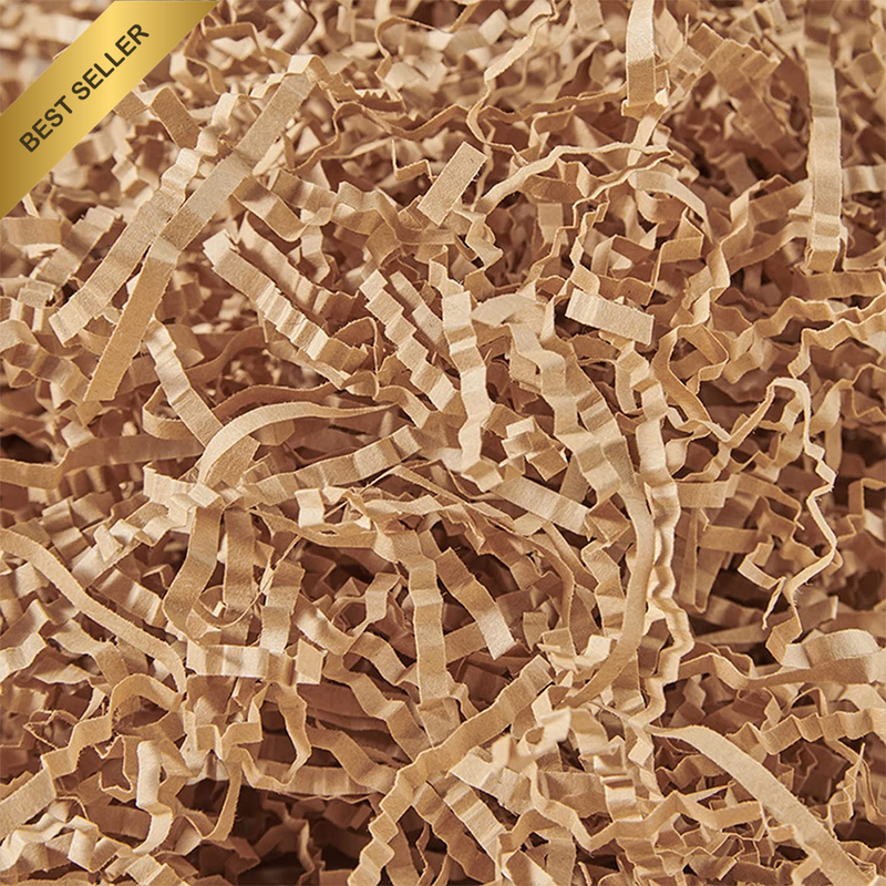 Crinkle Cut Paper Shred Filler (100G) for Packing and Filling Gift Baskets, Shre