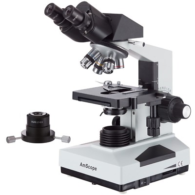 AmScope 40x-1600x Binocular Compound Darkfield Microscope