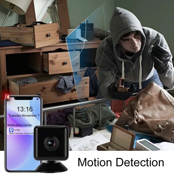 Mini Hidden Camera 1080 HD Wi-Fi Remote View Home Security  Nanny Spy Camera - Image 7