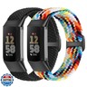 VNDAPT Elastic Braided Bands Compatible with Fitbit Charge 5/Fitbit Charge 6 for Women Men, Breathable Adjustable Stretchy Nylon Loop Sport Replacement Wristbands for Fitbit Charge 6 Charge 5 Straps