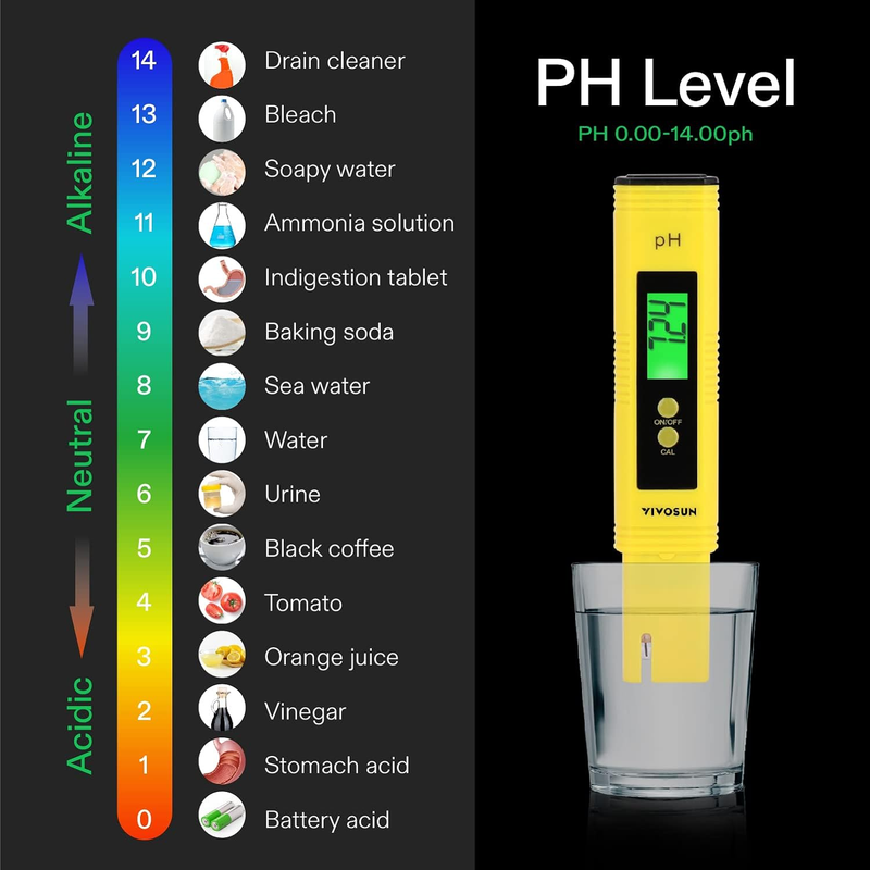 Digital Ph and TDS Meter Kits, 0.01Ph High Accuracy Pen Type Ph Meter ± 2% Read