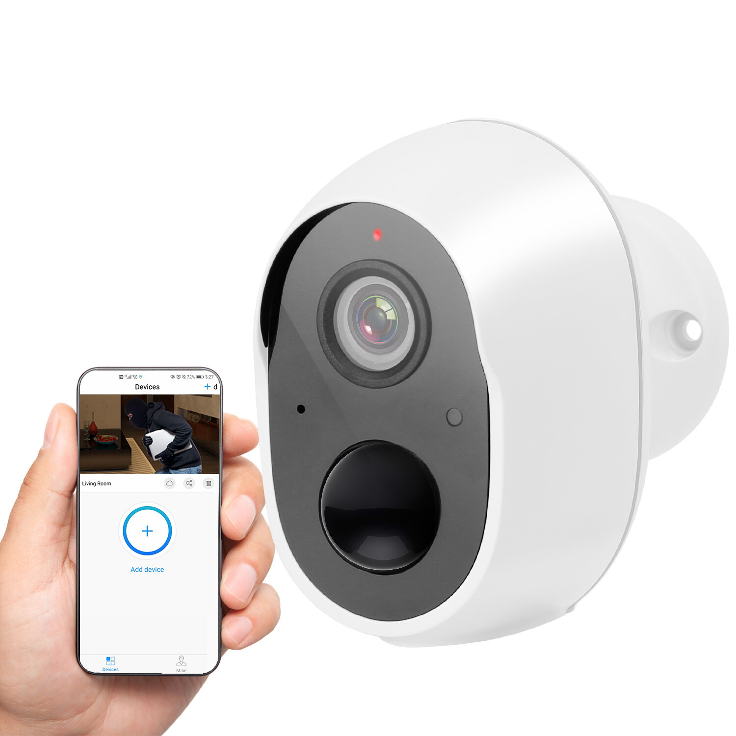 1080P FHD Wireless WiFi IP Camera Outdoor PIR Motion Security Cam Night Vision