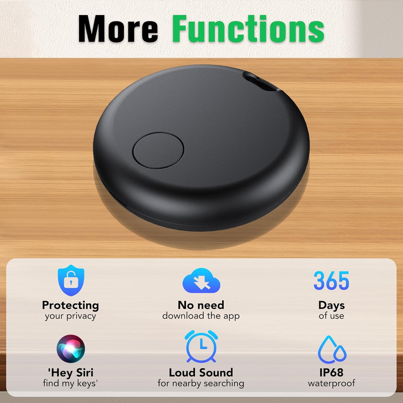 Air Tracker Tags-4 Pack: Smart Bluetooth Tracker, Item Finder Works with Apple F