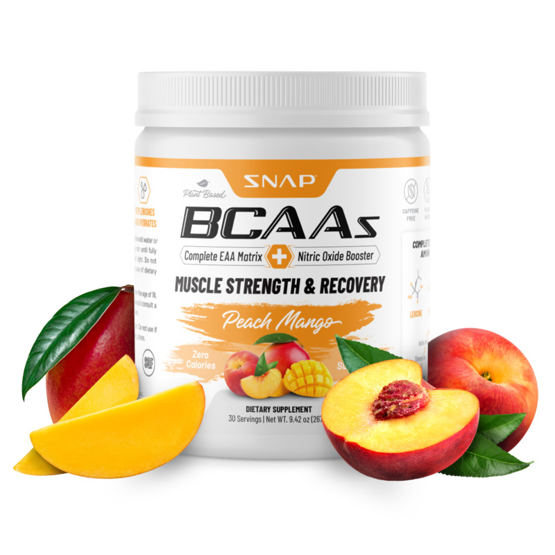Bcaa Amino Energy Powder Nitric Oxide Booster, Pre Workout, Recovery - 2 Flavors