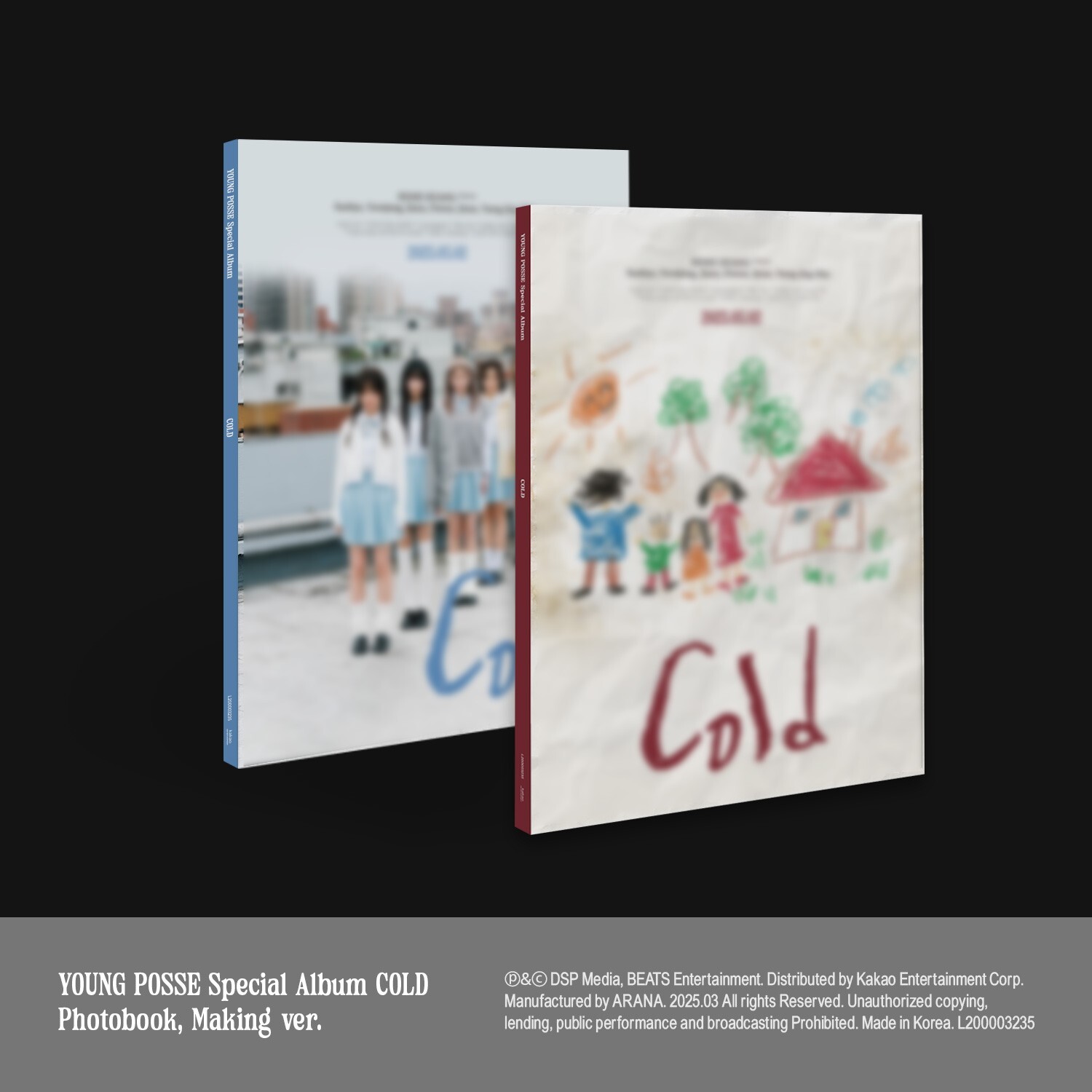 youngposse COLD 2種セット K-POP YOUNG POSSE Special Album COLD 2Ver SET CD+88p P.Book+