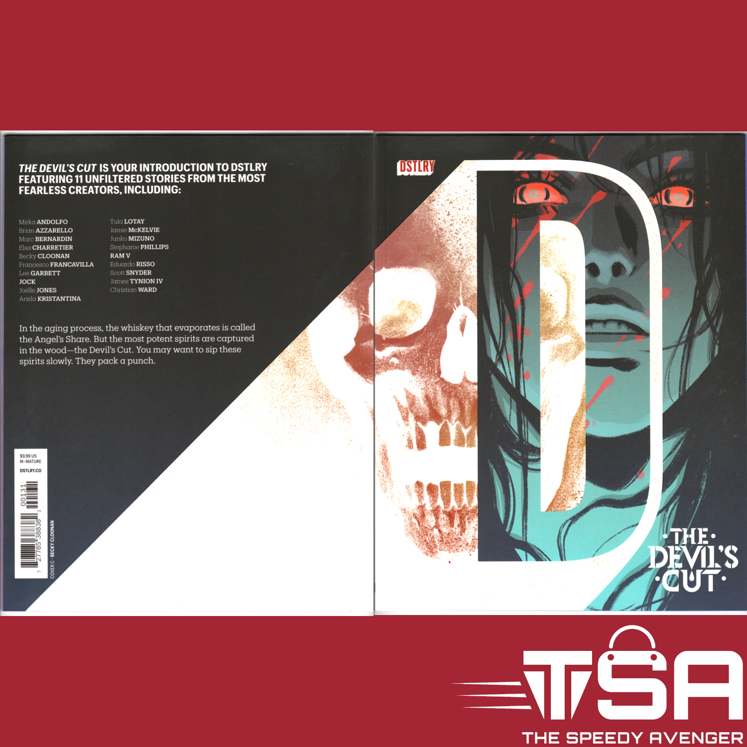 THE DEVIL'S CUT #1 Becky Cloonan 1:10 Incentive Ratio Wraparound FIRST DSTLRY!