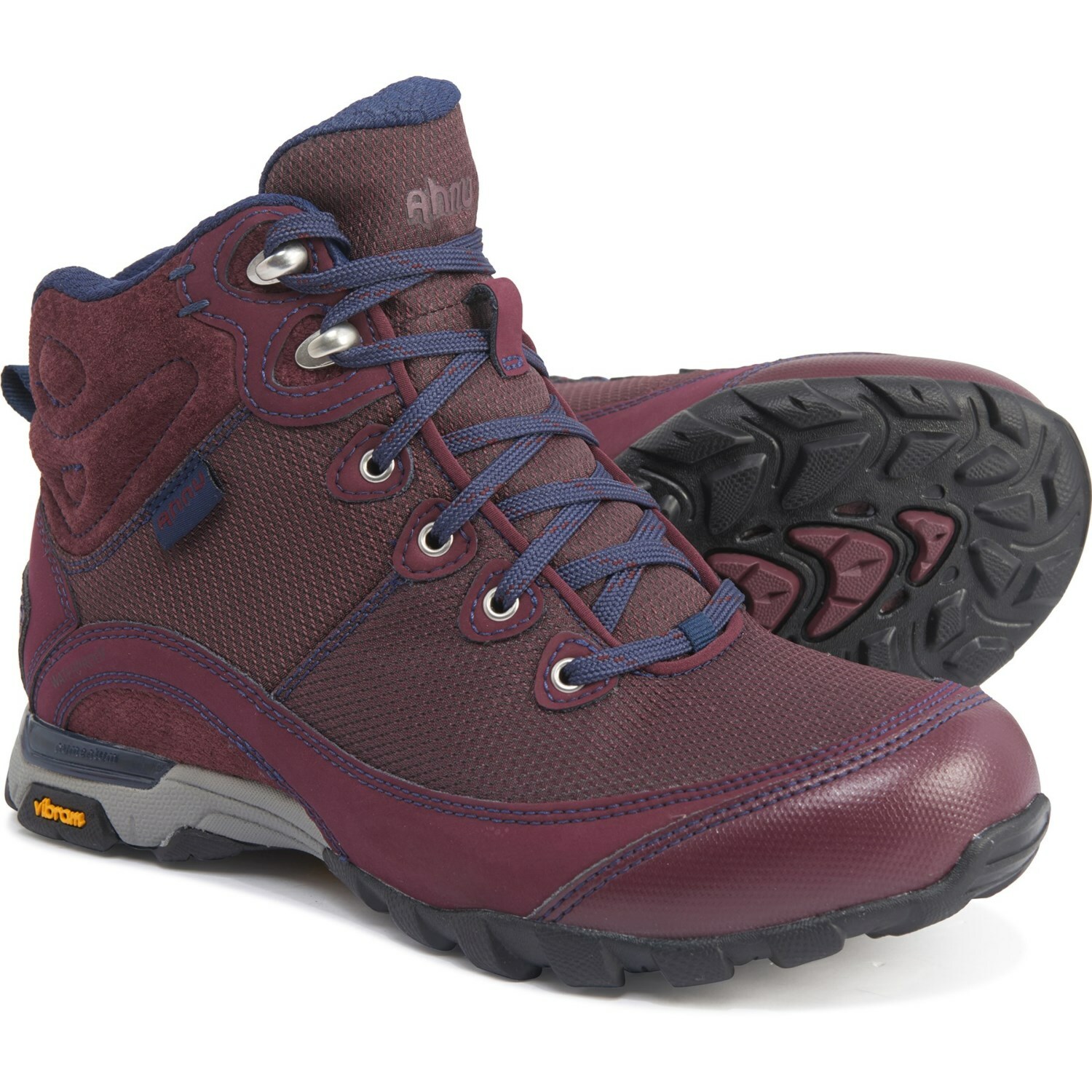 ahnu by teva sugarpine ii waterproof hiking sneaker