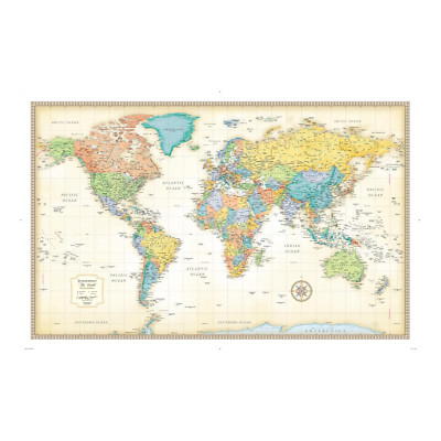 Rand Mcnally Classic World Wall Map