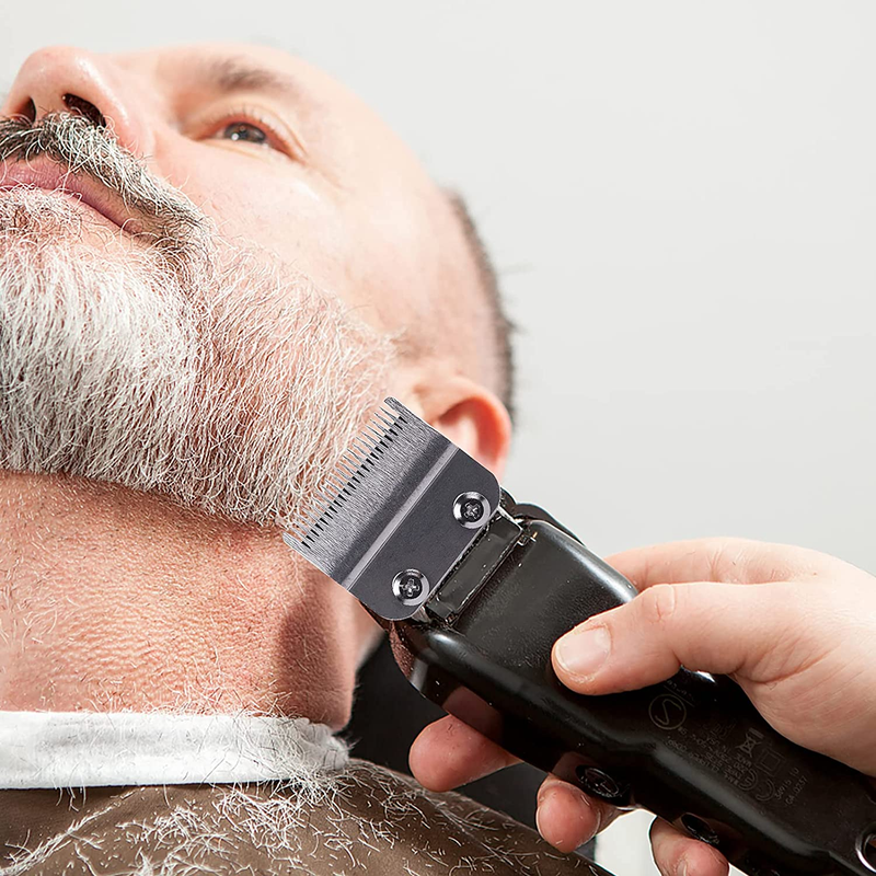 Professional Adjustable Clippers Blades, Carbon Steel Hair Clipper Replacement B