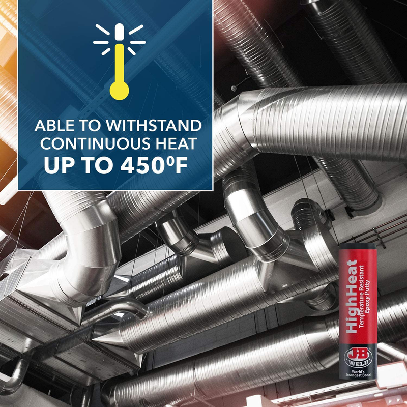 J-B Weld Highheat Temperature & High Heat Resistant Epoxy Adhesive Glue JB 8 N