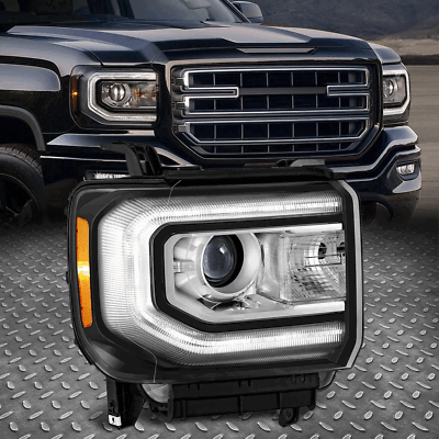 [LED DRL] Для 16-18 GMC Sierra 1500 HID Проекторная фара с правой стороны пассажира