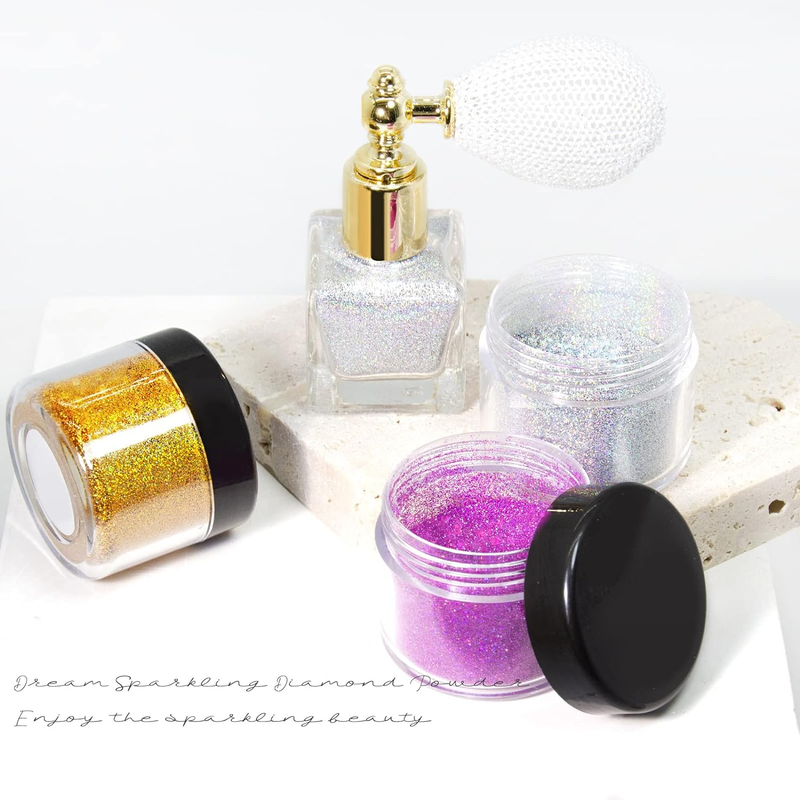 Body Glitter Spray,Sliver Gold Pink Glitter Powder,Shimmer Highlighter Loose