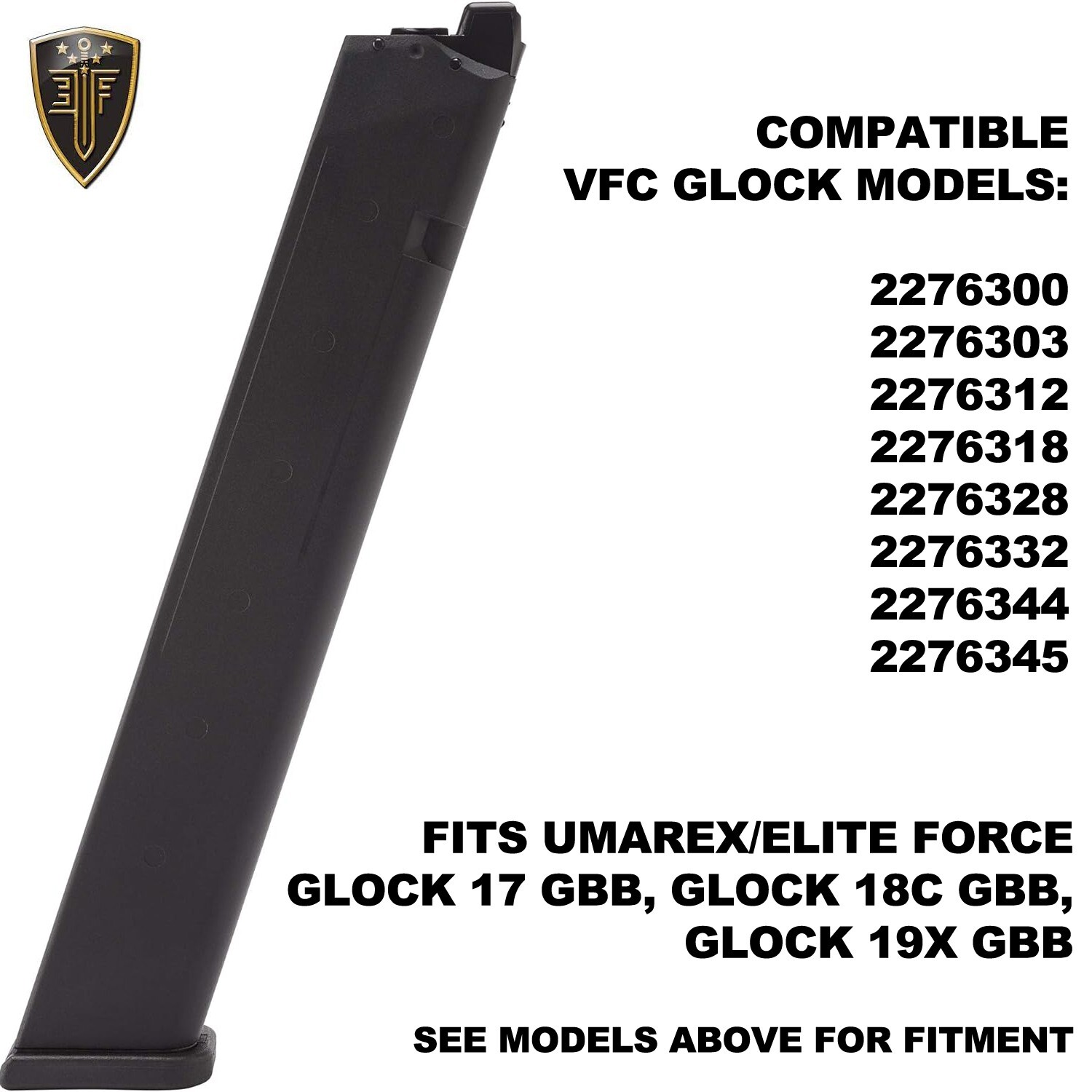 Umarex Glock 18C GBB Extended Magazine for Airsoft Glock 17