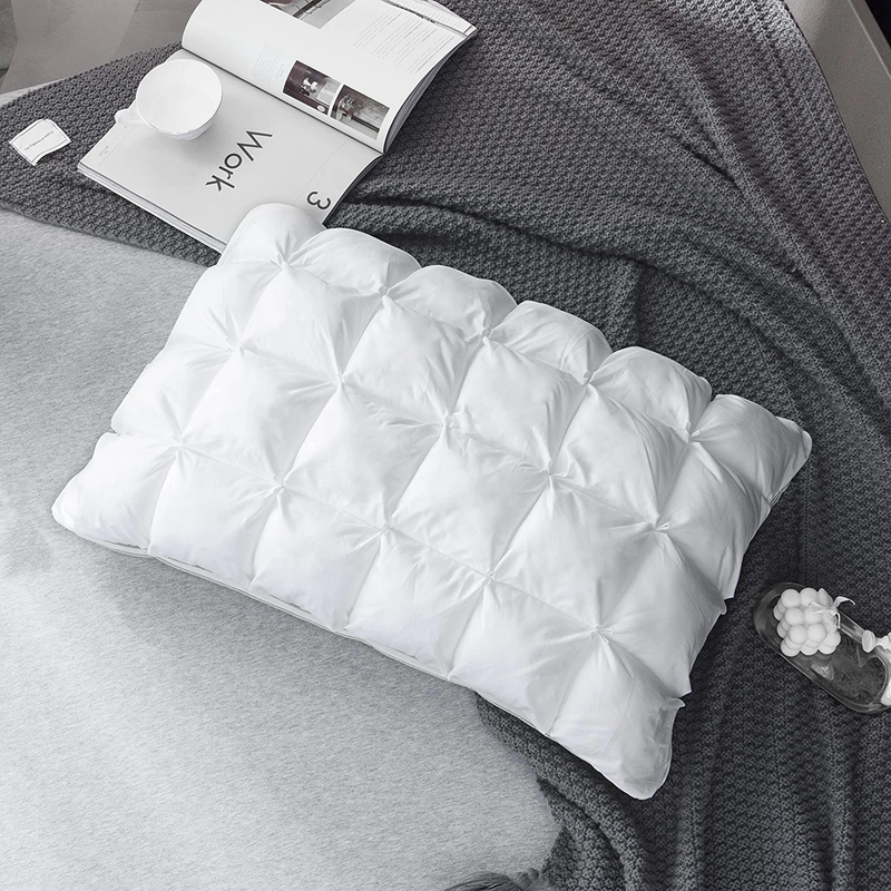 Super Support Soft Down-Alternative Pillow Queen Size, Fluffy Soft Luxury Hotel