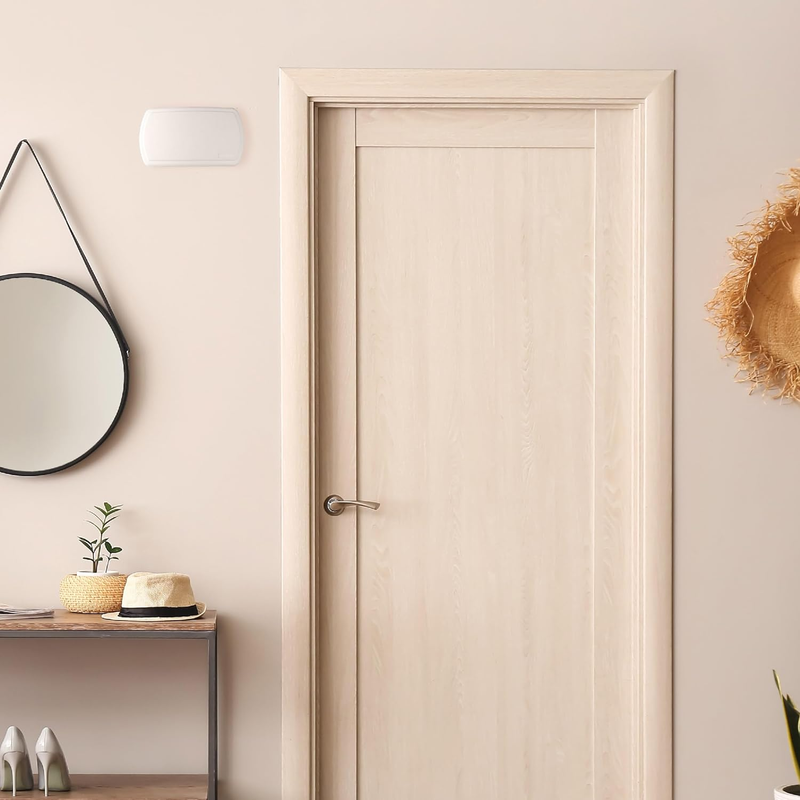 Wired Door Chime, 24V, 2-Note "Ding Dong", White, 9" x 5" x 1.75"
