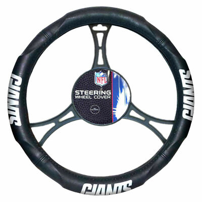 New York Giants Premium Steering Wheel Cover Car SUV Licensed 14.5''-15.5''