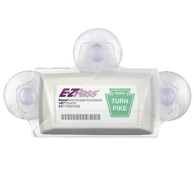 Durable Toll EZ Pass Holder with Suction Cups Holds Well to Your Windshield