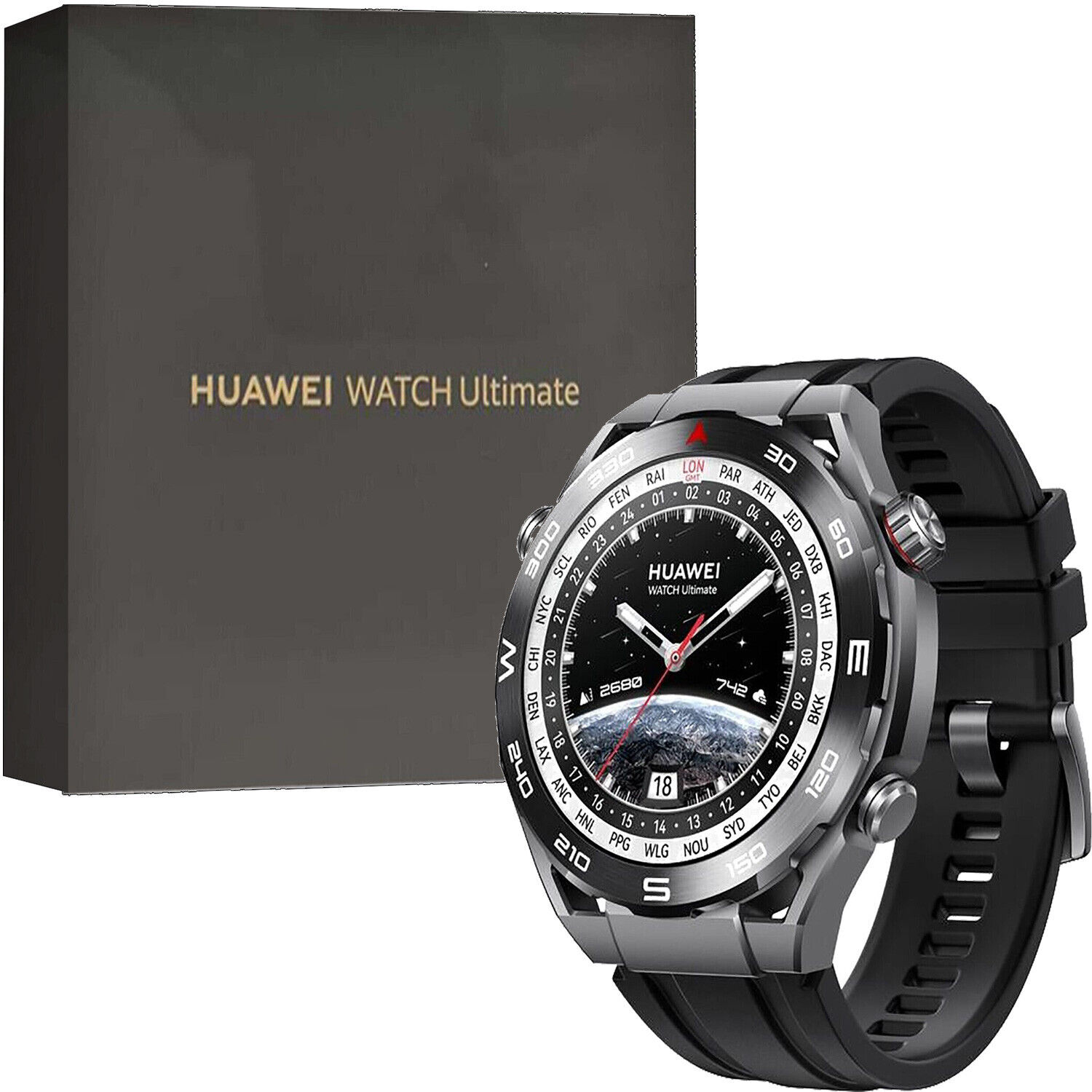 Huawei Watch Ultimate 48.5mm GPS + Bluetooth Black Huawei Watch Ultimate 48.5mm GPS + Bluetooth Black