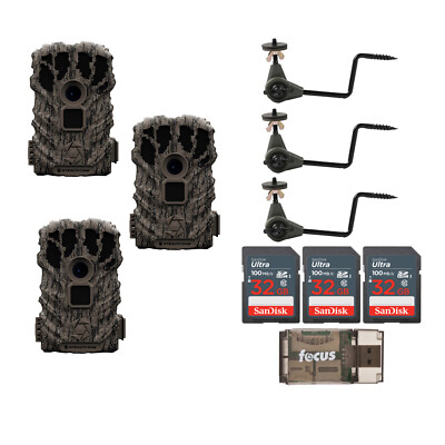 Stealth Cam Browtine 14MP Camera 3 Pack Bundle