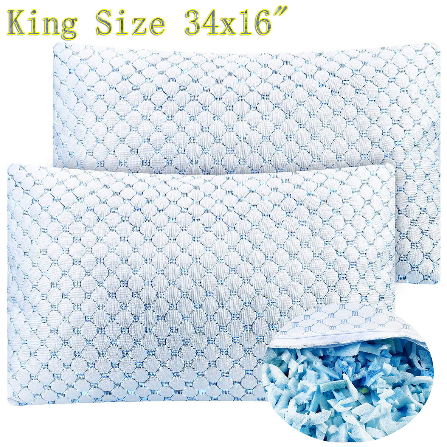 Ice Silk & Gel Infused Cool Pillows