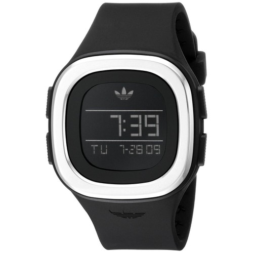 eBay Silicone | ADIDAS Brown CITY ONE STREET Anadigit AOST22546 TECH Wristwatch