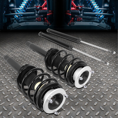 Для 99-06 BMW 3-й серии Передние стойки с винтовой пружиной в сборе + Задние амортизаторы