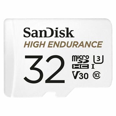 SanDisk 32GB 64GB 128GB 256G High Endurance Micro SD SDHC SDXC U3 4k 100MB/s Lot