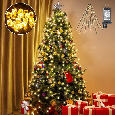 Marchpower Christmas Tree Lights Warm White 8 Modes Christmas