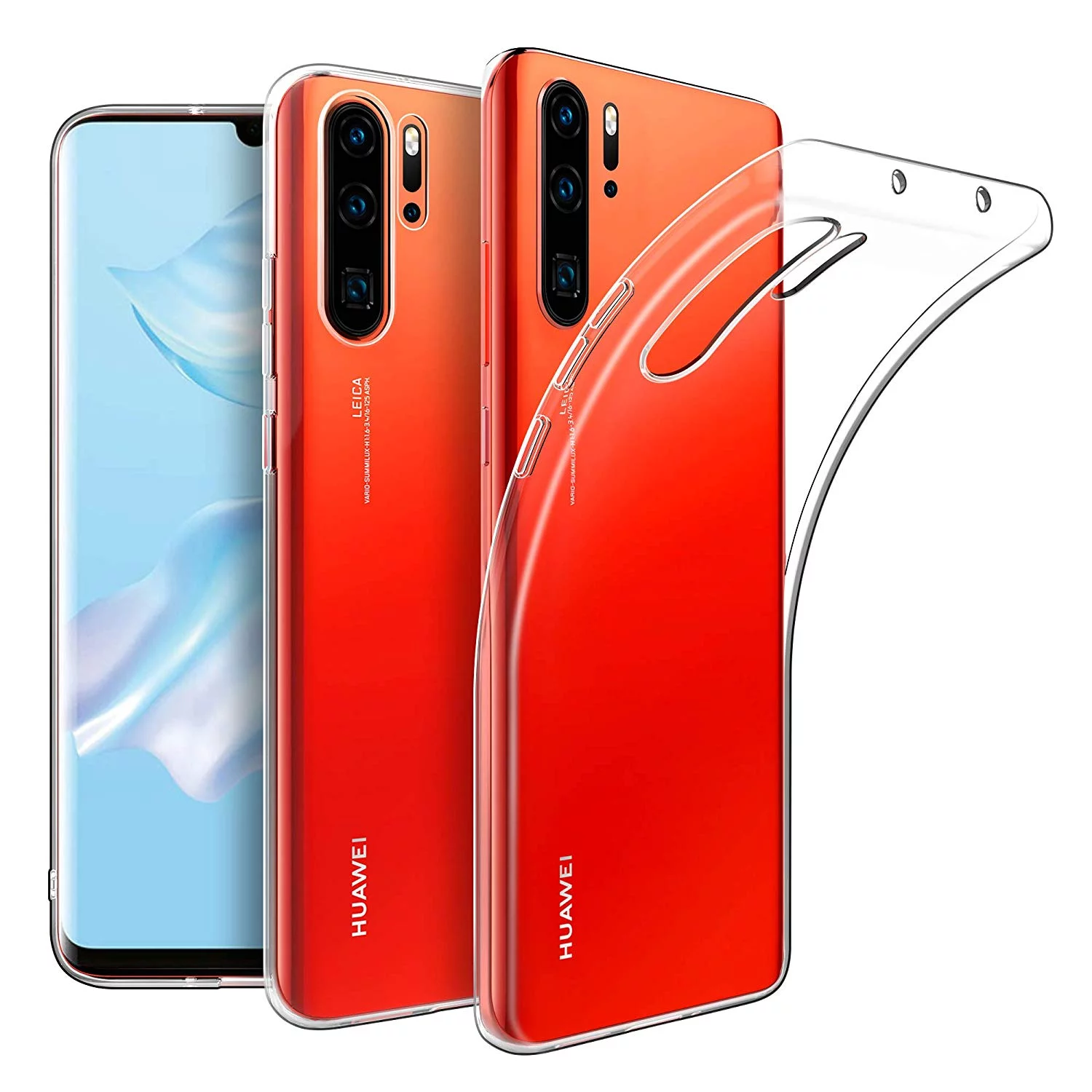 Купить Чехол для мобильного телефона Для Huawei P20 P30 LITE P30 PRO  Прозрачный чехол из ТПУ, резиновый желе, силиконовый гелевый чехол , цена 2  390 руб — (264646492096), США