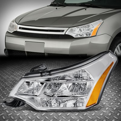 Для 08-11 Ford Focus S/SE/SEL OE Style Левая фара со стороны водителя, хромированная