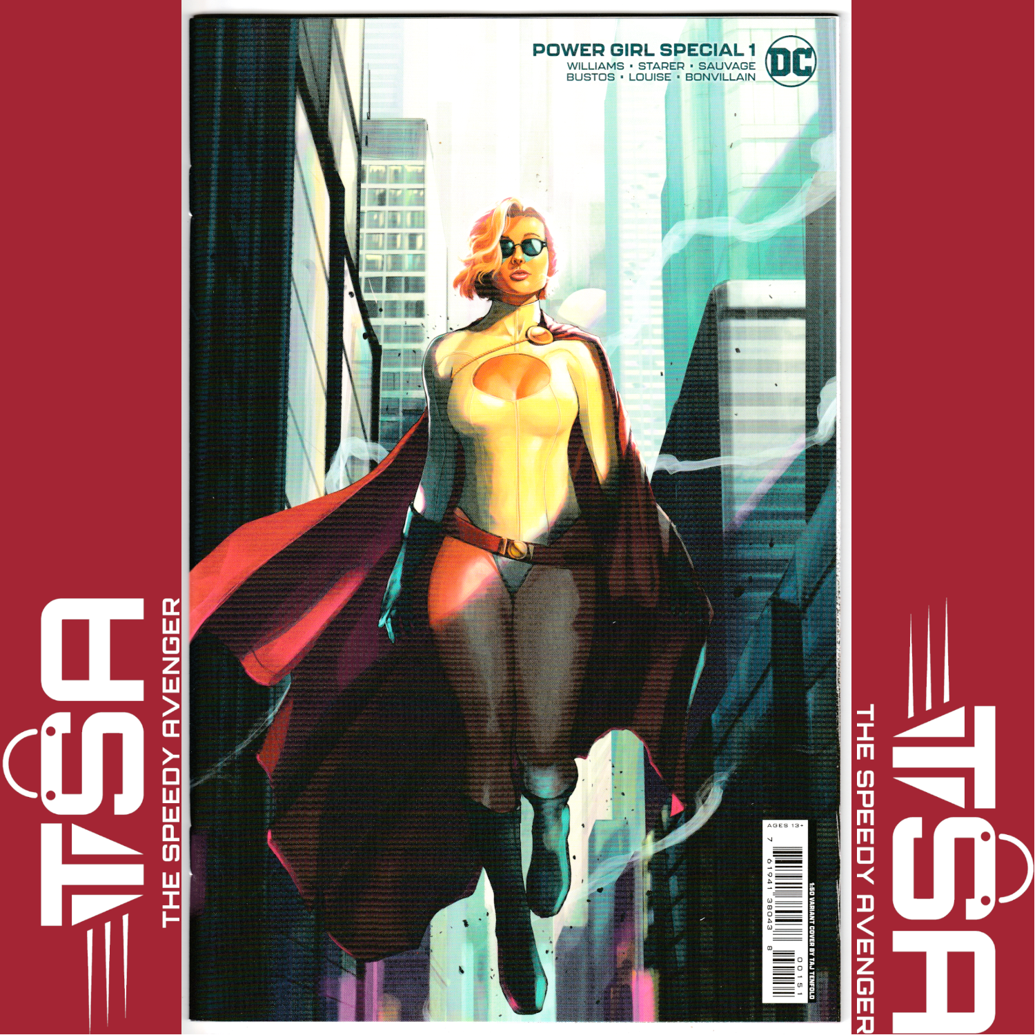 POWER GIRL SPECIAL #1 Taj Tenfold 1:50 Incentive Ratio Variant DC Comics 2023